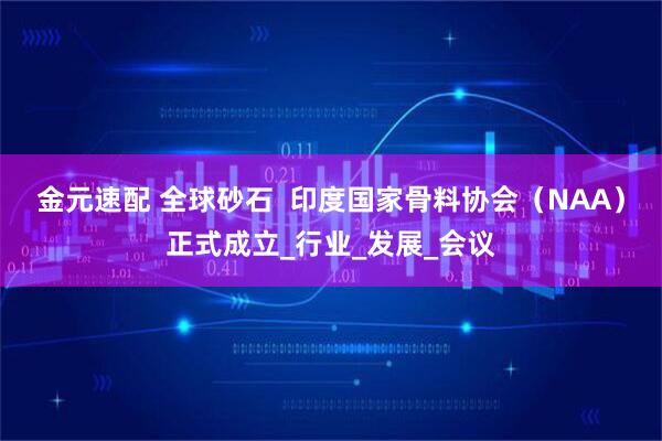 金元速配 全球砂石  印度国家骨料协会（NAA）正式成立_行业_发展_会议