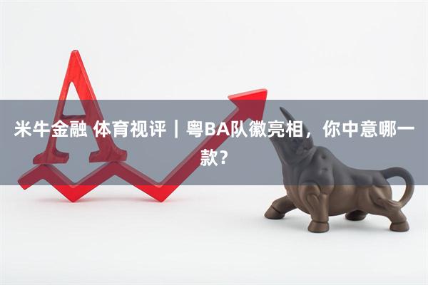 米牛金融 体育视评|粤BA队徽亮相,你中意哪一款?